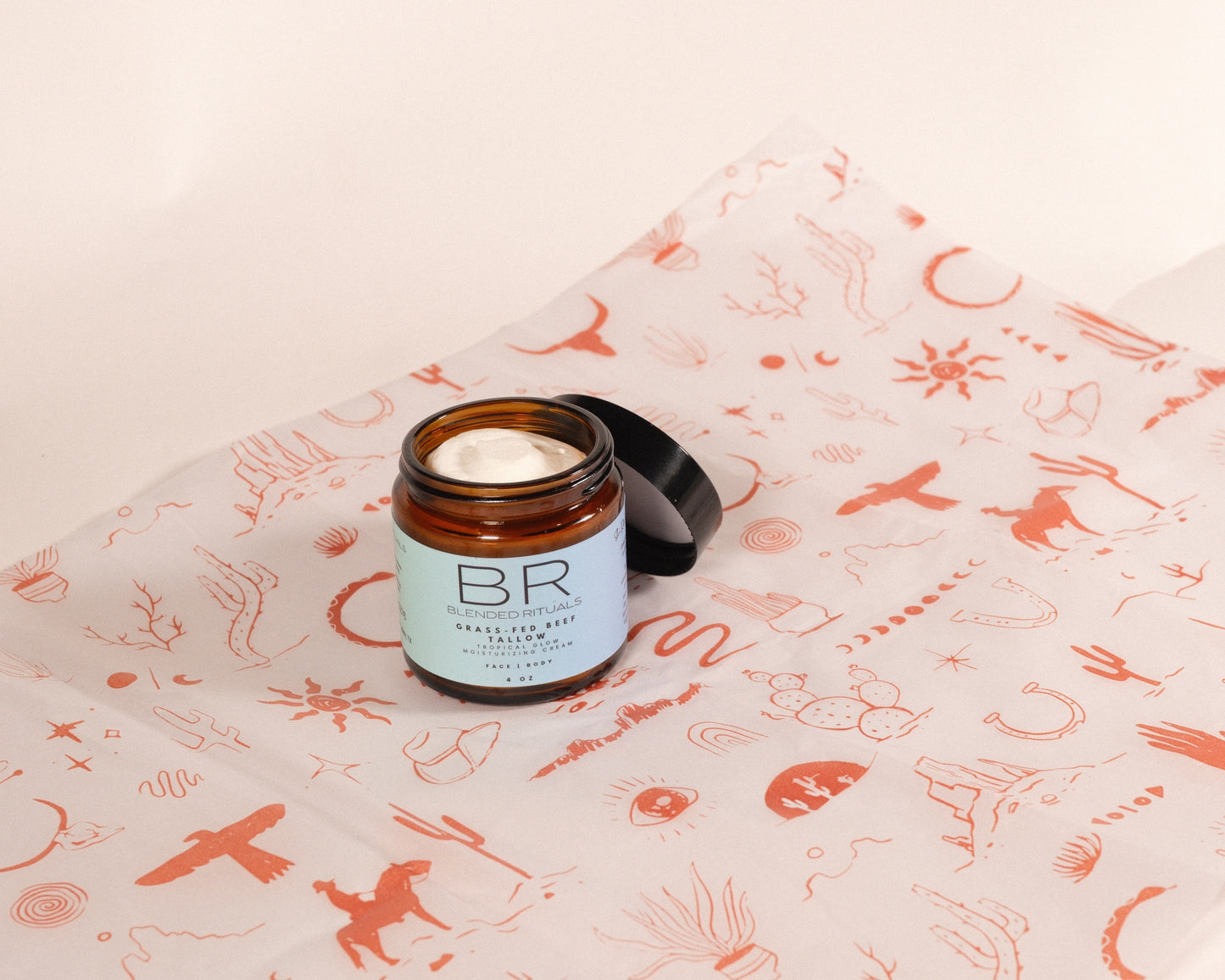 Grass-Fed Beef Tallow Moisturizer - Tropical Glow